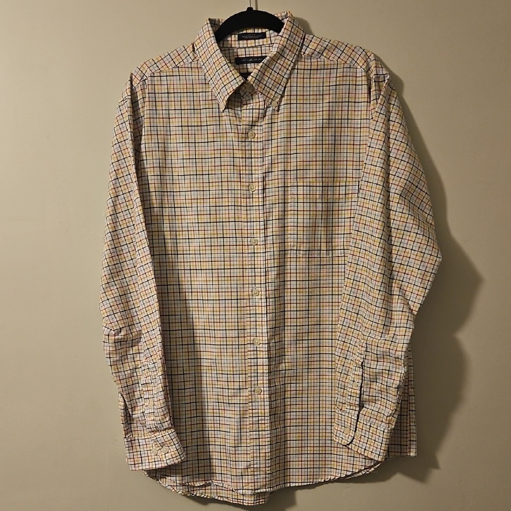 Saddlebred Men's Colorful Plaid Button Down Shirt